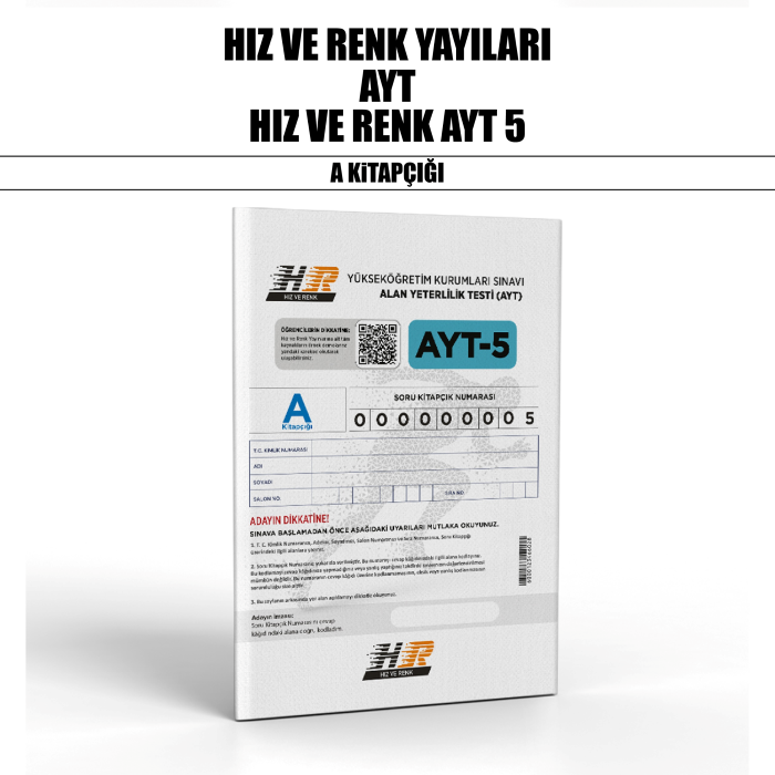 HIZ RENK YAYIN YKS AYT SNV 5-A - 25-26